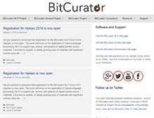 Tablet Screenshot of bitcurator.net